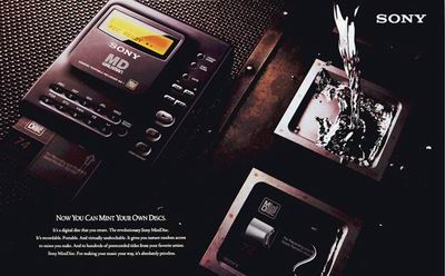  Первый Walkman MiniDisc – серии MZ-RH1, год выпуска - 1992